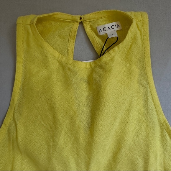 Acacia. Mae. Linen dress. Yellow. NWT - Picture 10 of 15